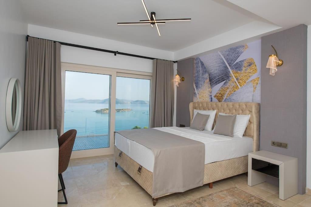 Beach Front Super Villa Boss 2 Bodrum Bagian luar foto