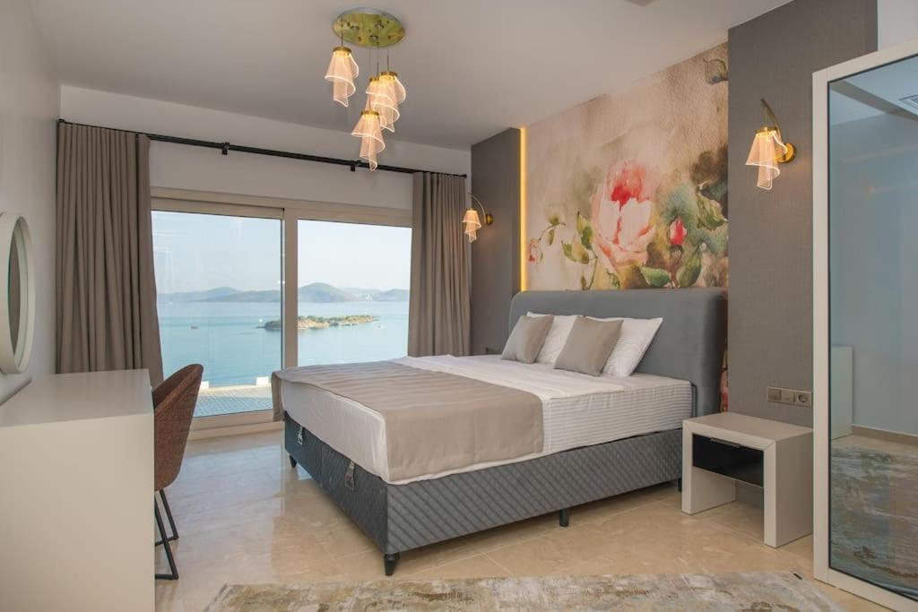Beach Front Super Villa Boss 2 Bodrum Bagian luar foto
